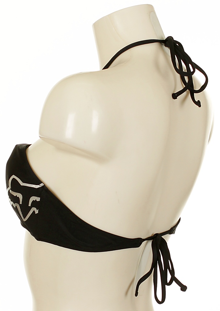 plavky Fox Follow You Bandeau Top - Black