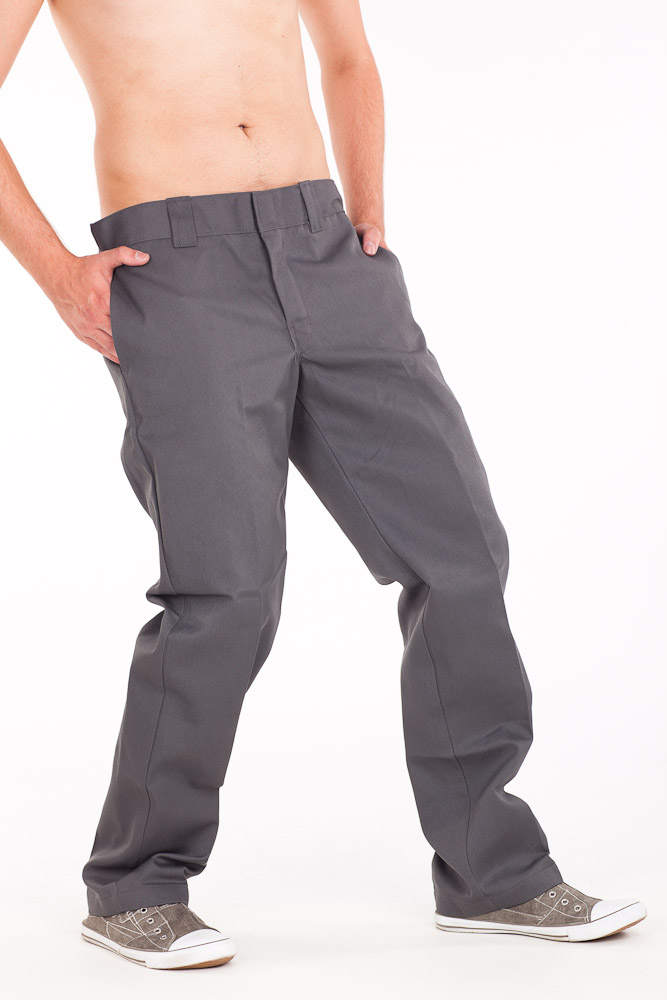 nohavice Dickies Slim Straight Work - Charcoal
