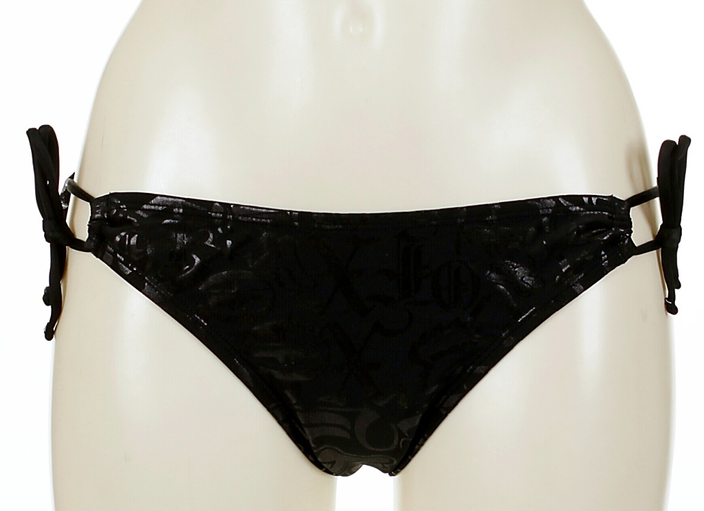 plavky Fox Platinum Adjustable Bottom - Black
