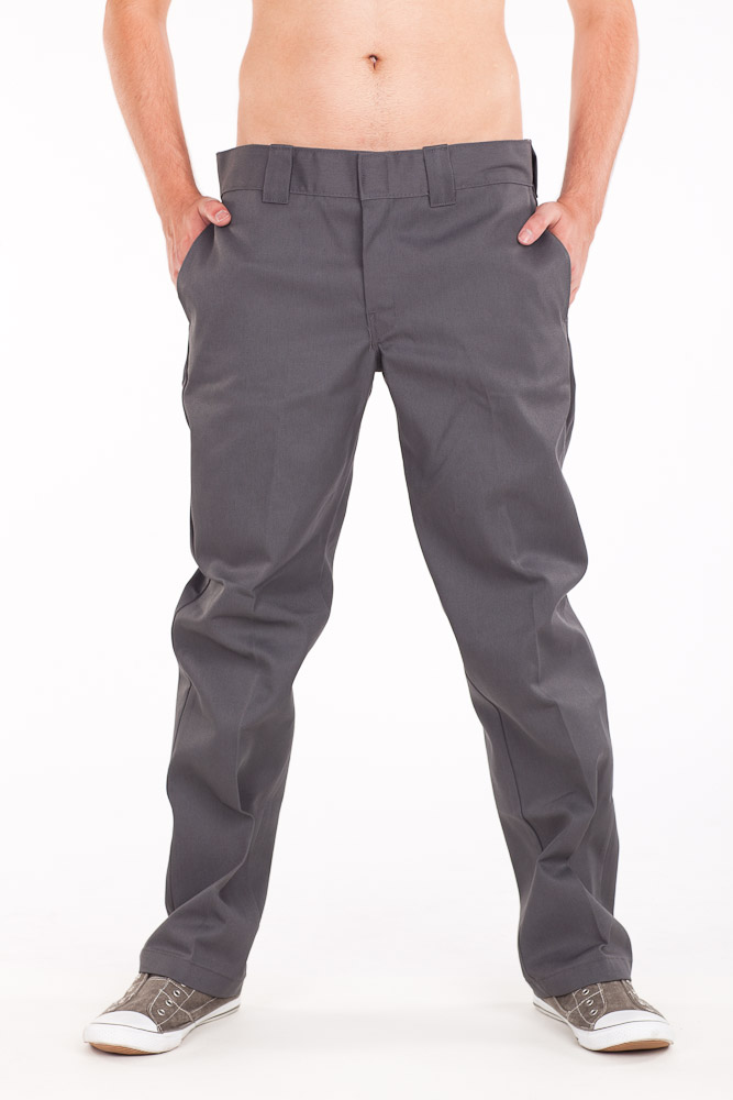nohavice Dickies Slim Straight Work - Charcoal