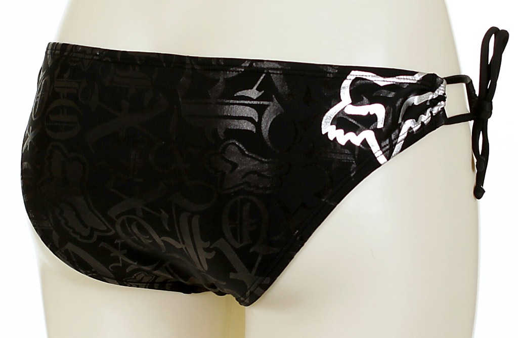 plavky Fox Platinum Adjustable Bottom - Black