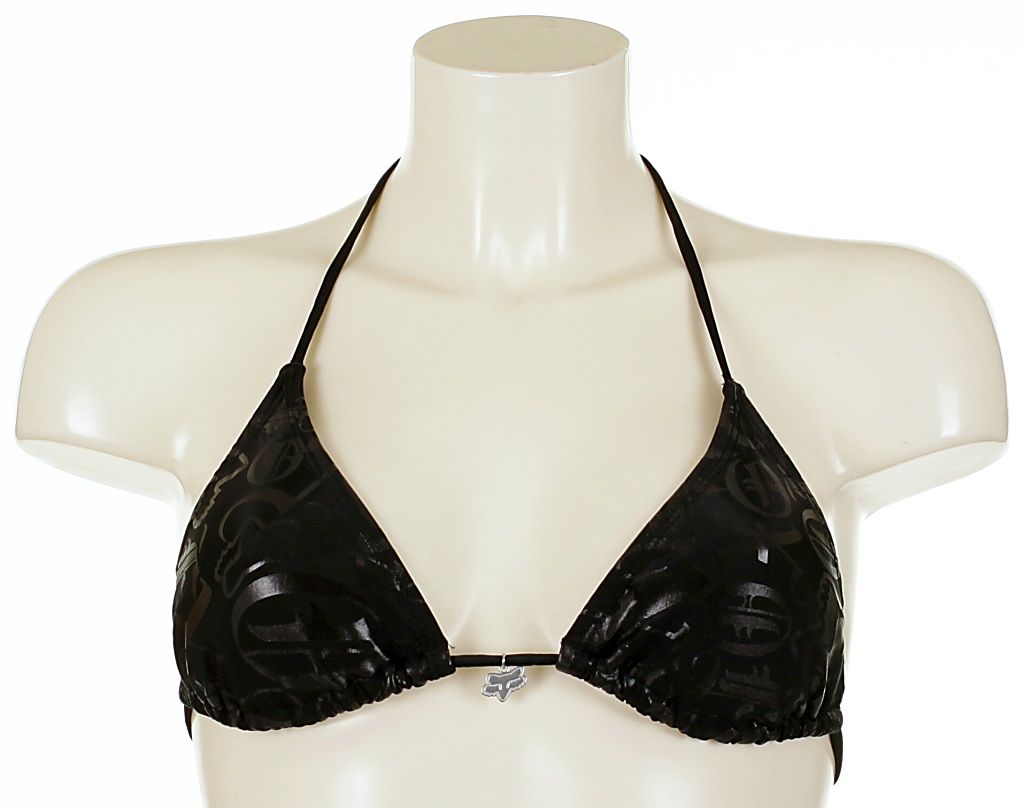 plavky Fox Trilliant Triangle Top - Black