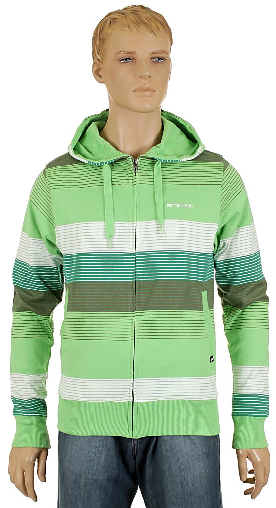 mikina Animal Salman Zip - Summer Green
