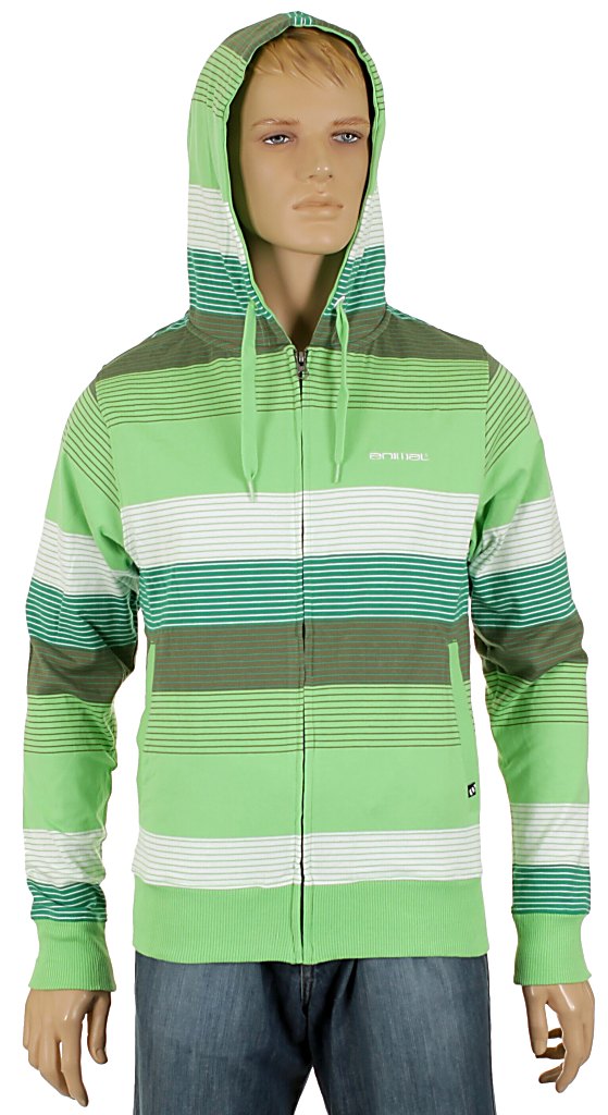mikina Animal Salman Zip - Summer Green