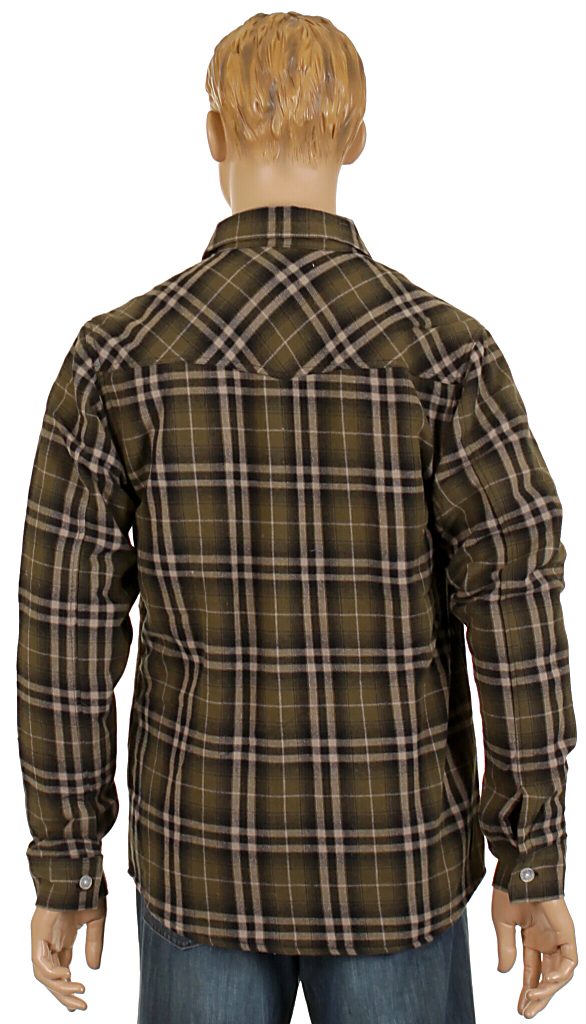 košeľa Fallen Cheyenne DLX LS - Olive
