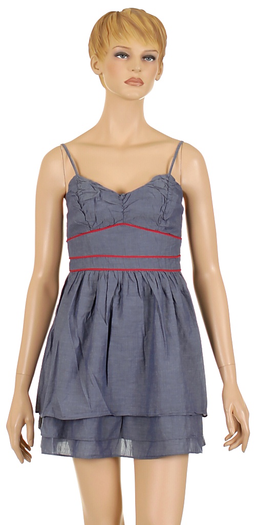 šaty Quiksilver Sunnie - Chambray Indigo