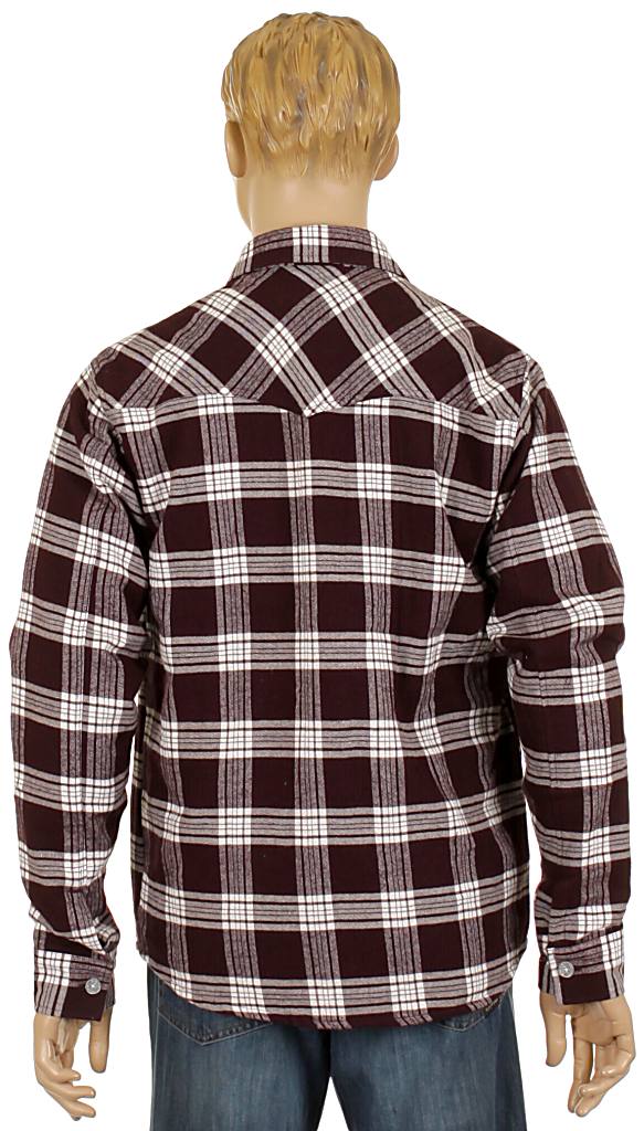 košeľa Fallen Cheyenne DLX LS - Plum