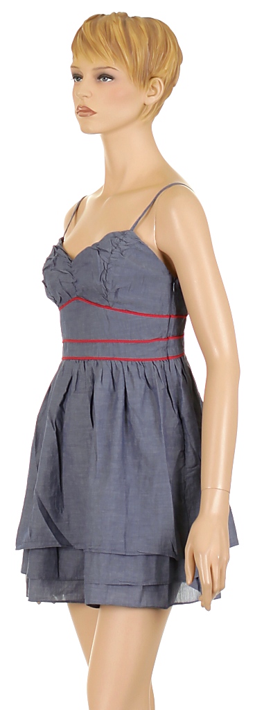 šaty Quiksilver Sunnie - Chambray Indigo