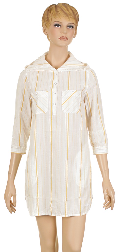 šaty Nike 6.0 Shirt Dress - 100/White