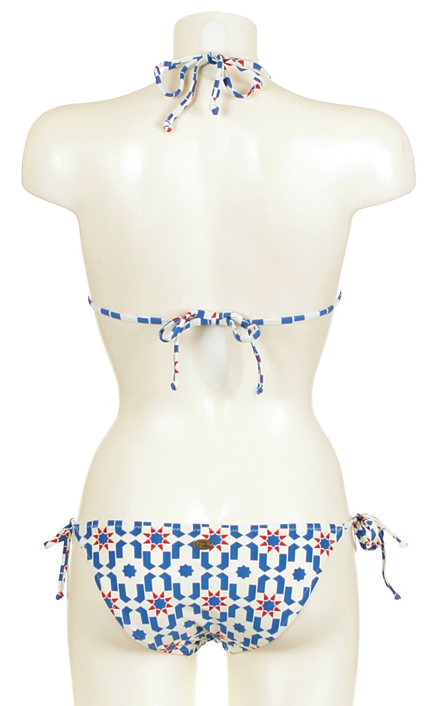 plavky Quiksilver Coast String Bikini - Coast Print