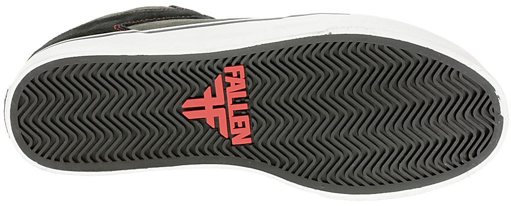topánky Fallen Chief Mid - Black/Charcoal/Red