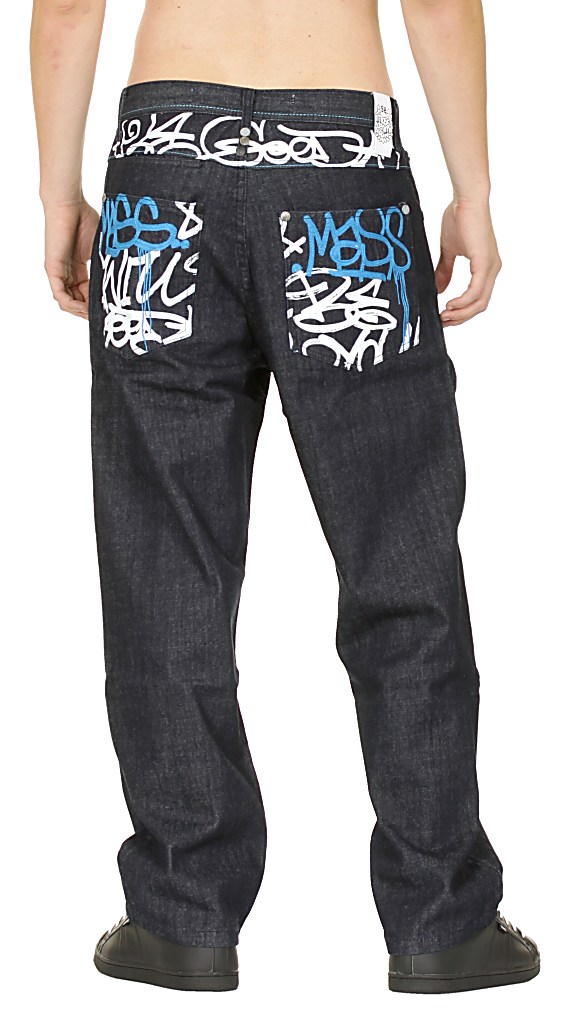 Mass DNM Brooklyn Jeans - Dark Blue/White