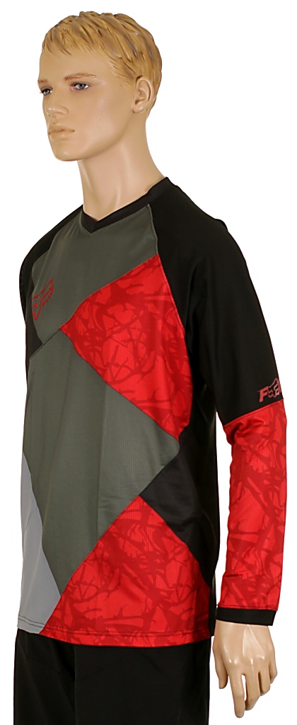 dres Fox Freeride Aircool LS - Red