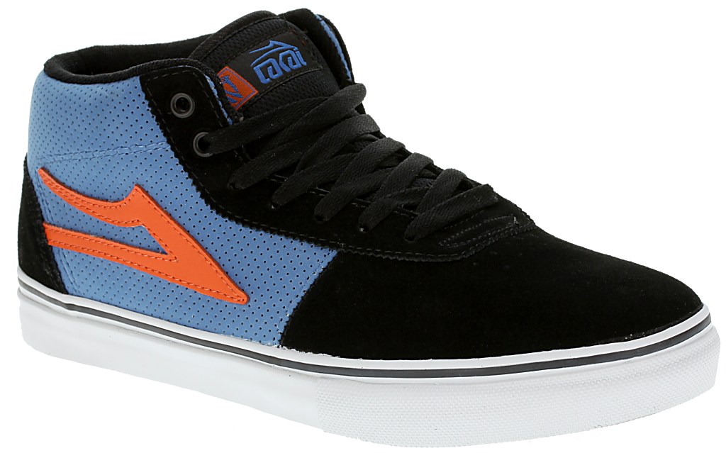 Lakai Cairo Select Shoes - Black/Royal Suede