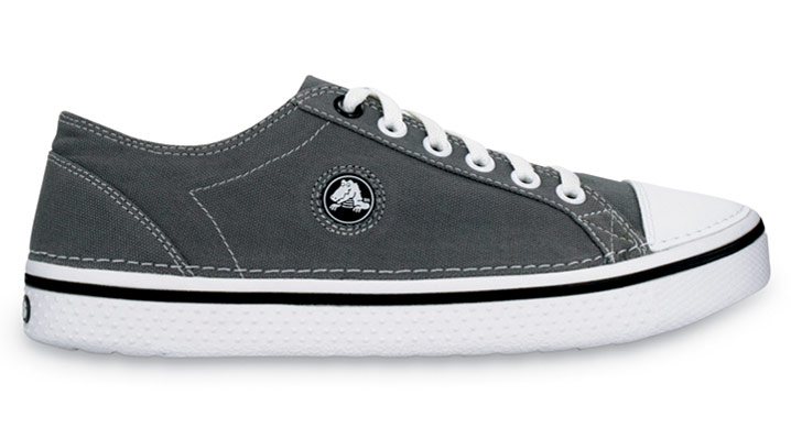 topánky Crocs Hover Lace Up - Charcoal/White