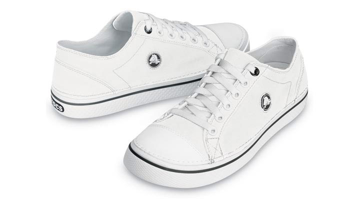 Crocs Hover Lace Up Shoes - White/White