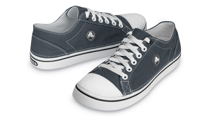topánky Crocs Hover Lace Up - Charcoal/White