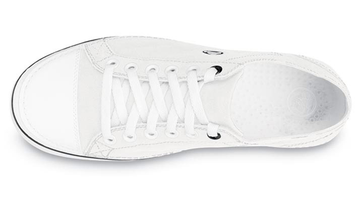 Crocs Hover Lace Up Shoes - White/White