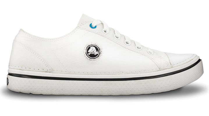 Crocs Hover Lace Up Shoes - White/White