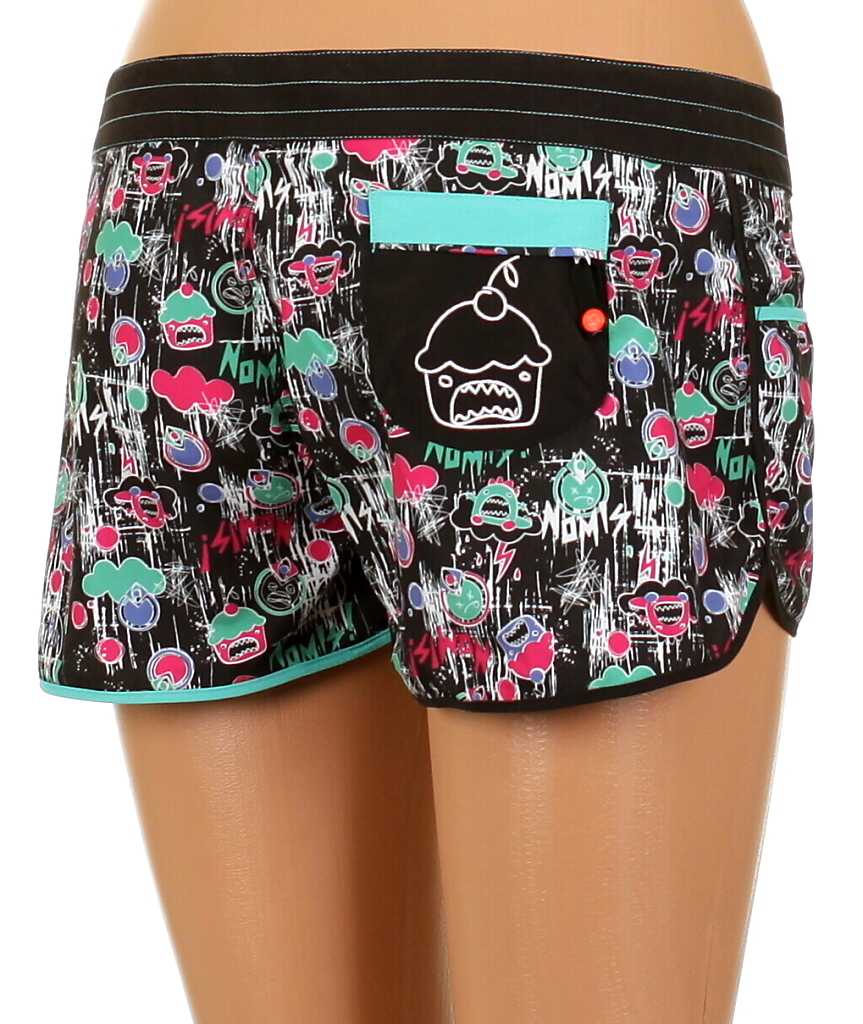 kúpacie šortky Nomis Killer Cupcake - Black