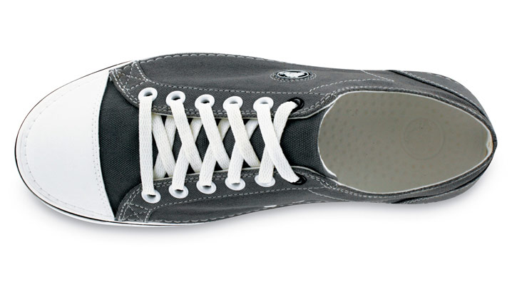topánky Crocs Hover Lace Up - Charcoal/White