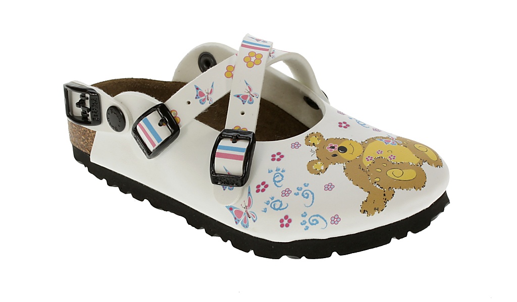 Birki's Mili Shoes Kid's - Teddy Bear White BF