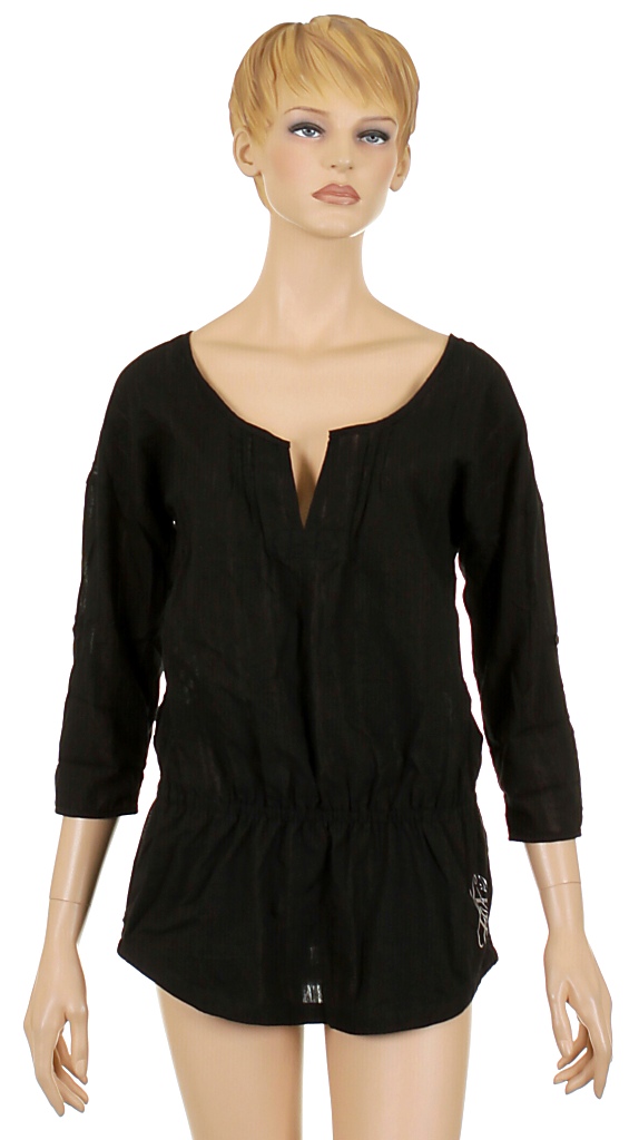 šaty Fox Tempest Coverup - Black