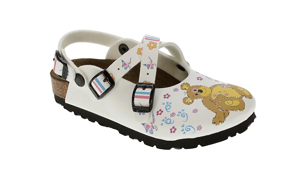 Birki's Mili Shoes Kid's - Teddy Bear White BF