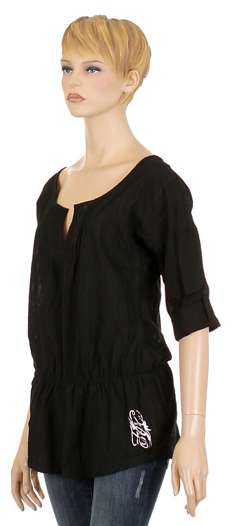 šaty Fox Tempest Coverup - Black