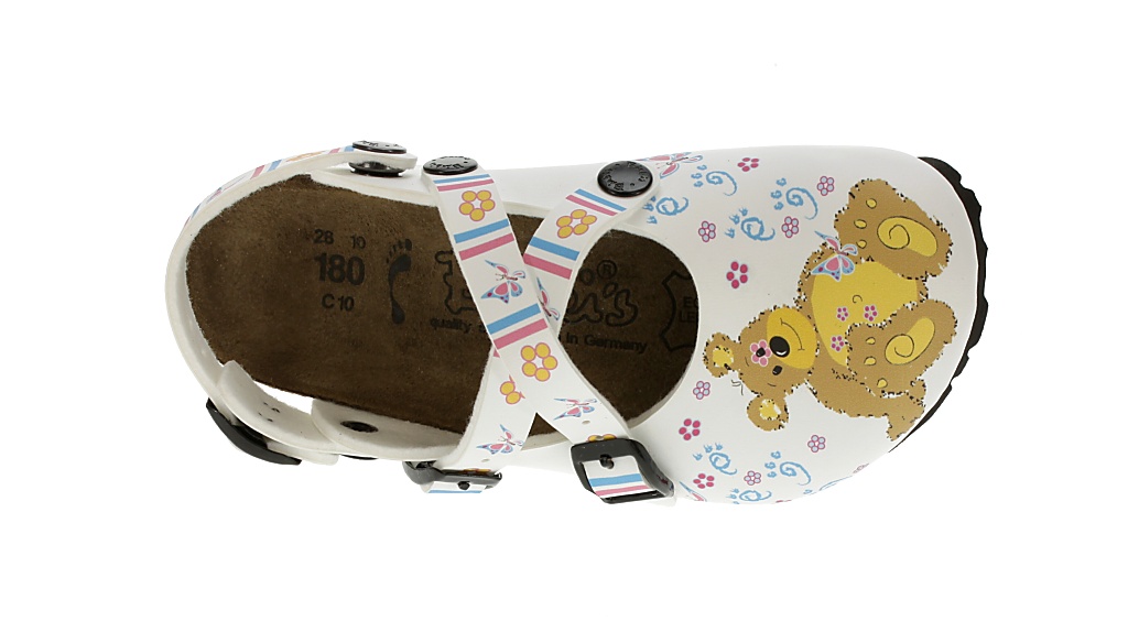 Birki's Mili Shoes Kid's - Teddy Bear White BF