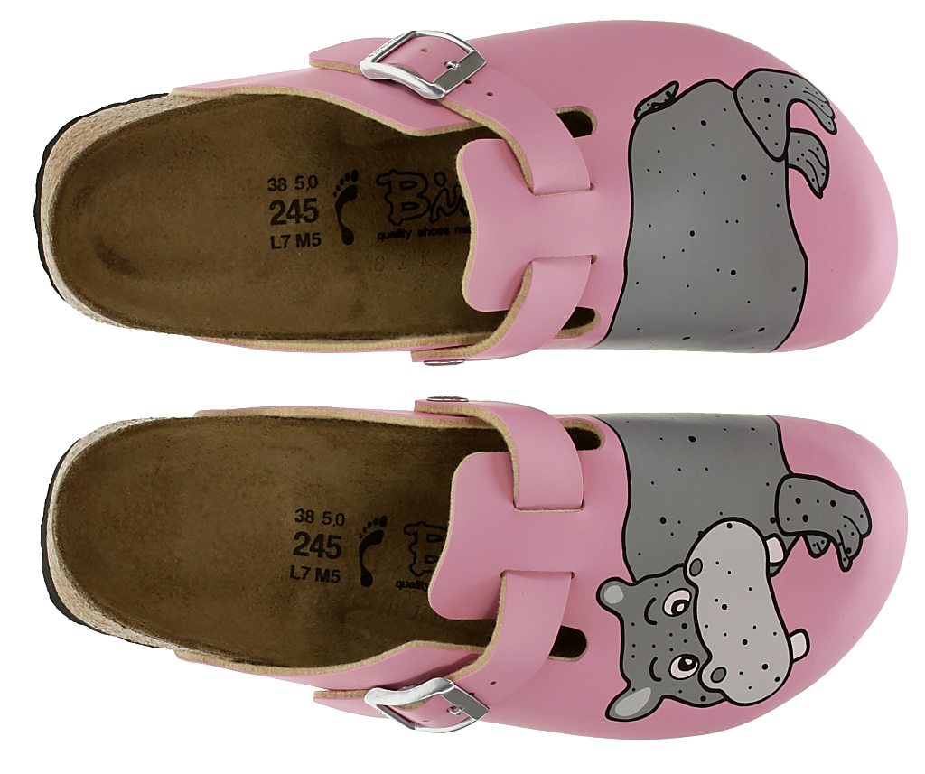 boty Birki's Woodby - Hippo Pink BF