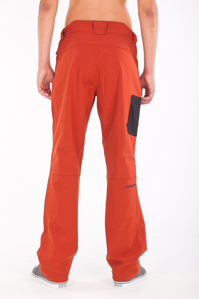 spodnie Alpine Pro Indian - Picante/Black