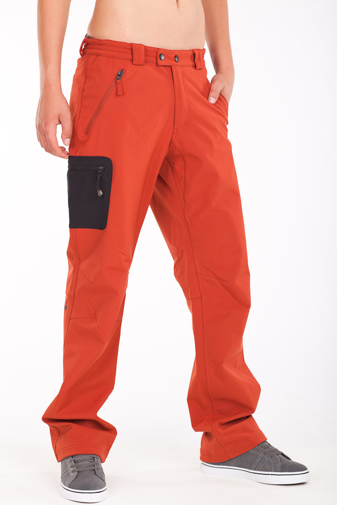 spodnie Alpine Pro Indian - Picante/Black