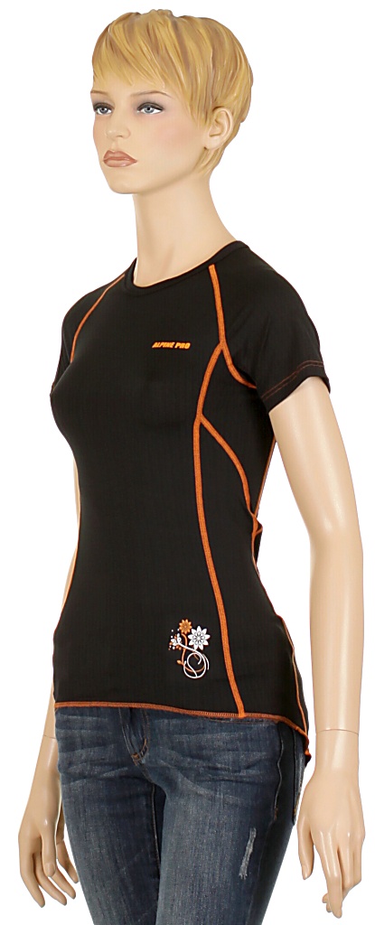 tričko Alpine Pro Vela - Black