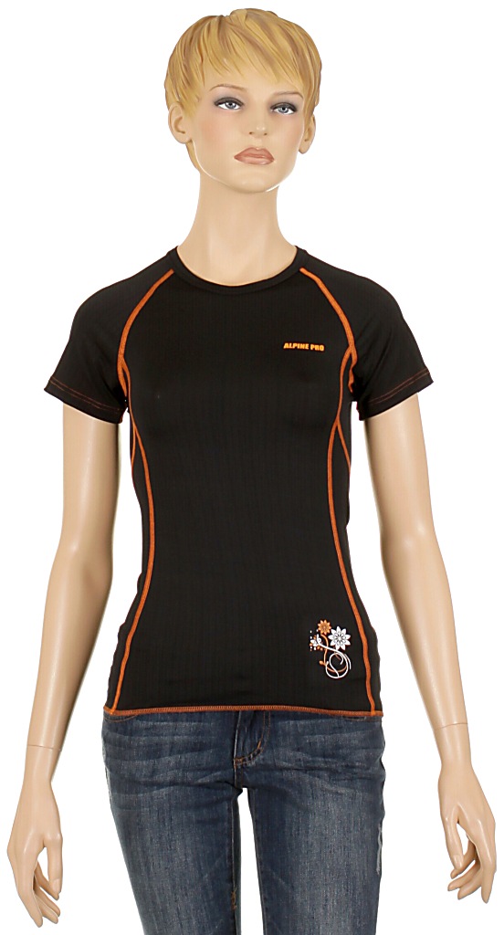 tričko Alpine Pro Vela - Black