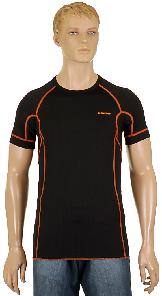 koszulka trykotowa Alpine Pro Herkules - Black