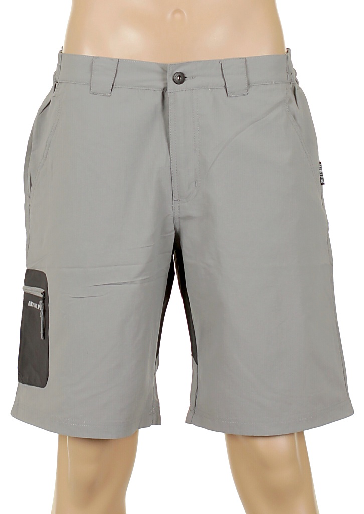 spodenki Alpine Pro Pluton - Gray/Dark Gray