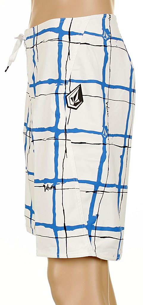 szorty kąpielowe Volcom Maguro Plaid - White