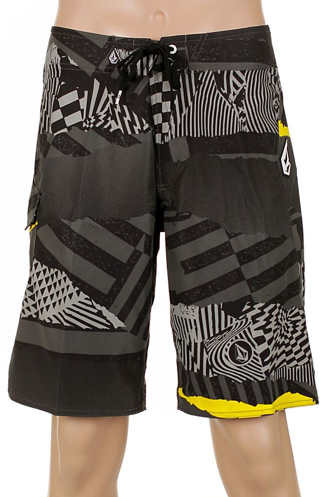 kúpacie šortky Volcom Maguro Print - Dark Gray
