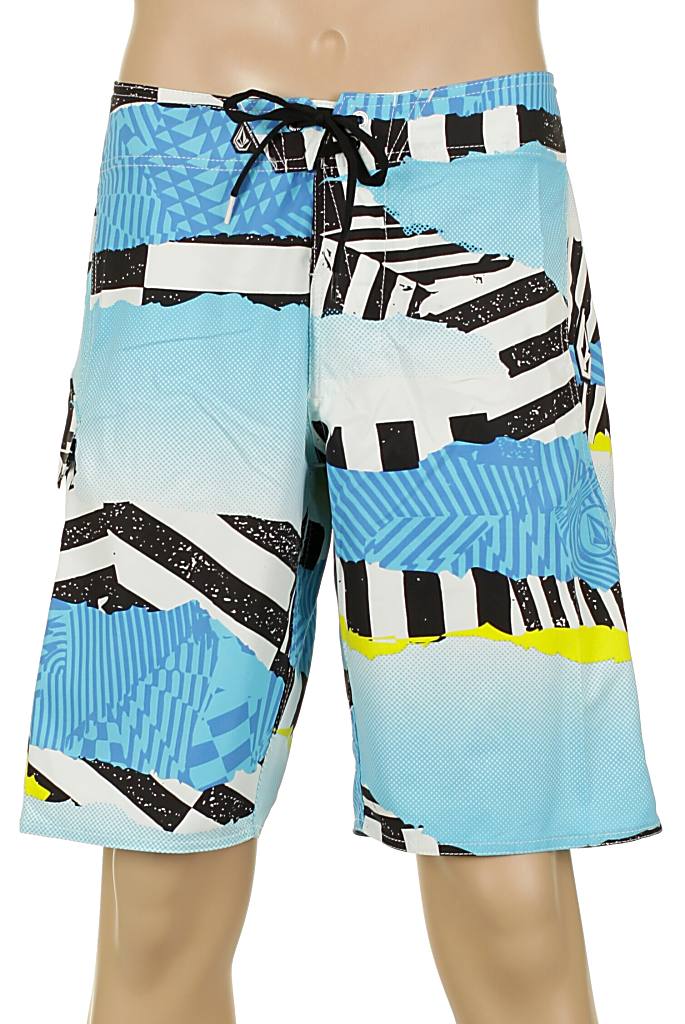 kúpacie šortky Volcom Maguro Print - White