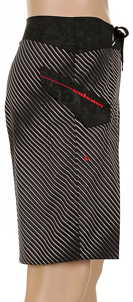 kúpacie šortky Volcom 2EZ Stripe - Black