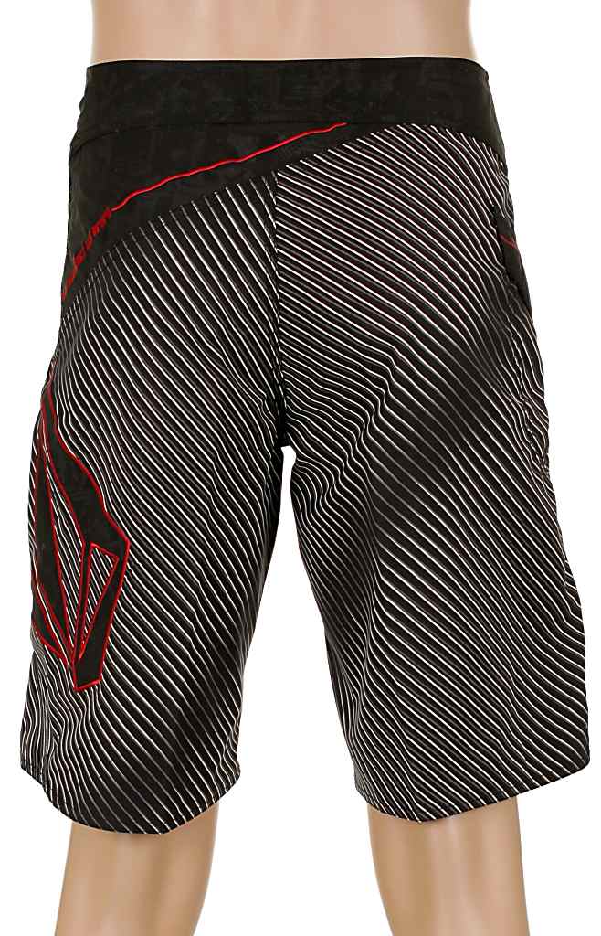 kúpacie šortky Volcom 2EZ Stripe - Black