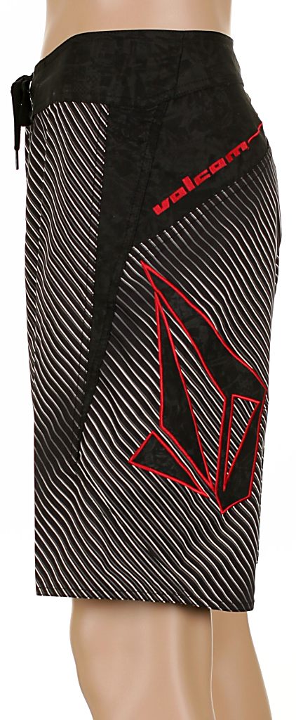 kúpacie šortky Volcom 2EZ Stripe - Black