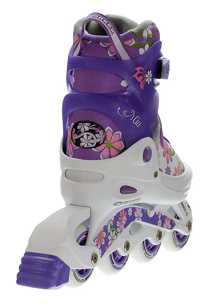 kolečkové brusle Worker Mia Kid's - Floral