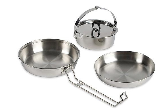 nádobí Tatonka 0654 Camp Set Regular - Silver