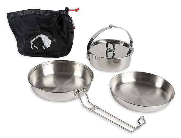 nádobí Tatonka 0654 Camp Set Regular - Silver