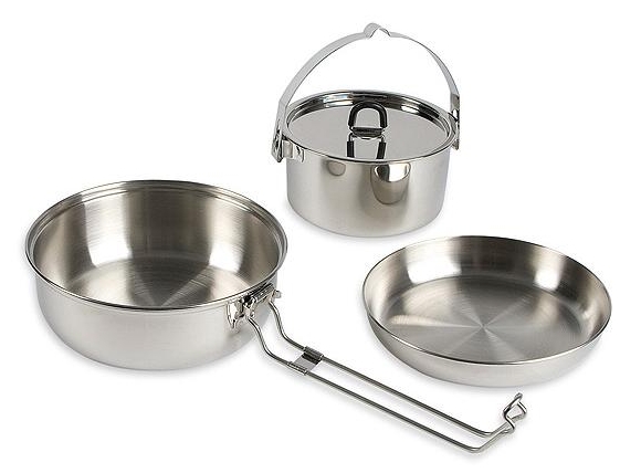 naczynia Tatonka 8460 Camp Set Large - Silver
