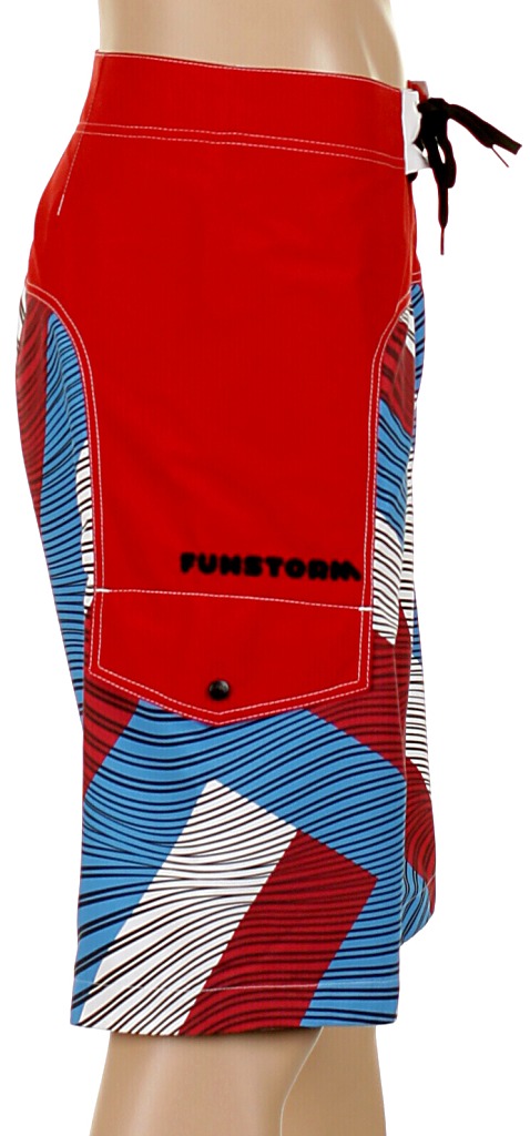 koupací šortky Funstorm Shore - Red