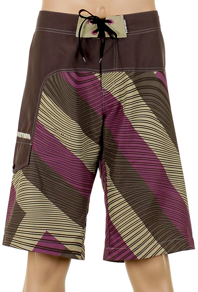 koupací šortky Funstorm Shore - Brown