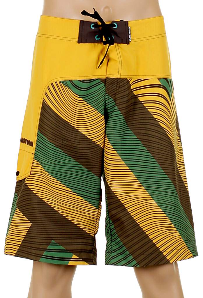 koupací šortky Funstorm Shore - Yellow